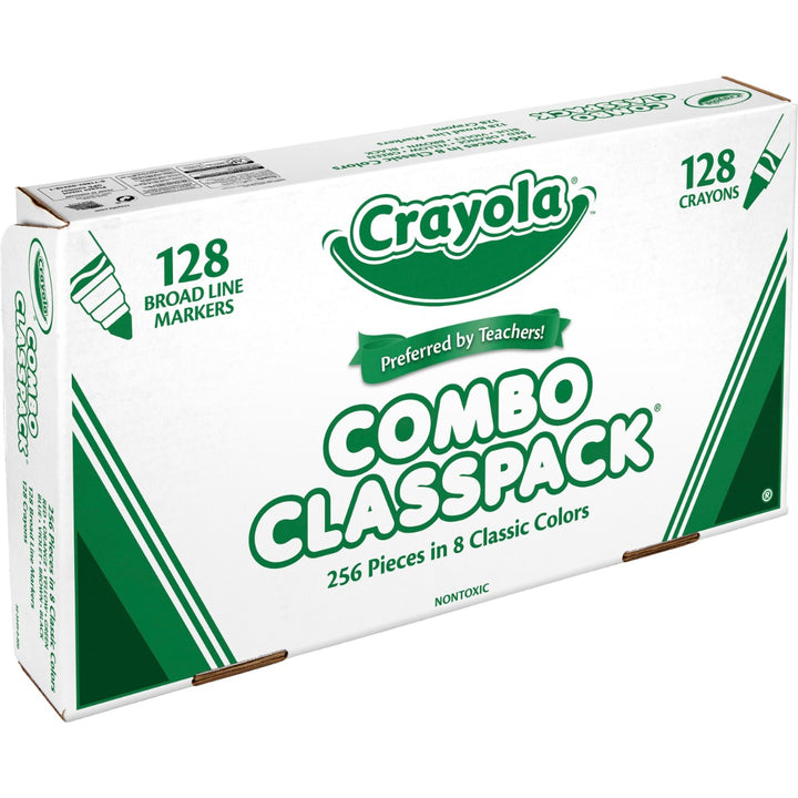 Crayola Crayons/Markers Combo Classpack - 256/Box