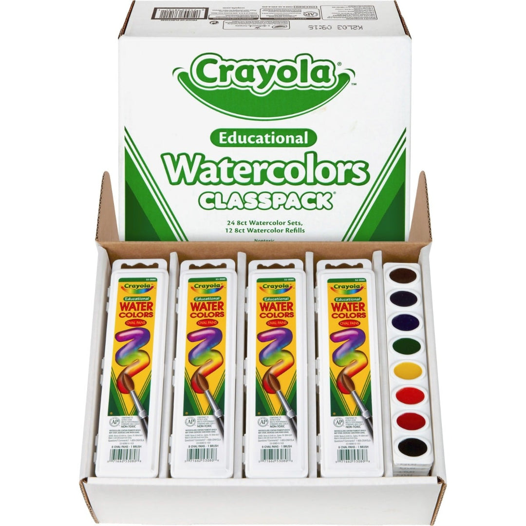 Crayola Educational Watercolors Classpack - 36/Box