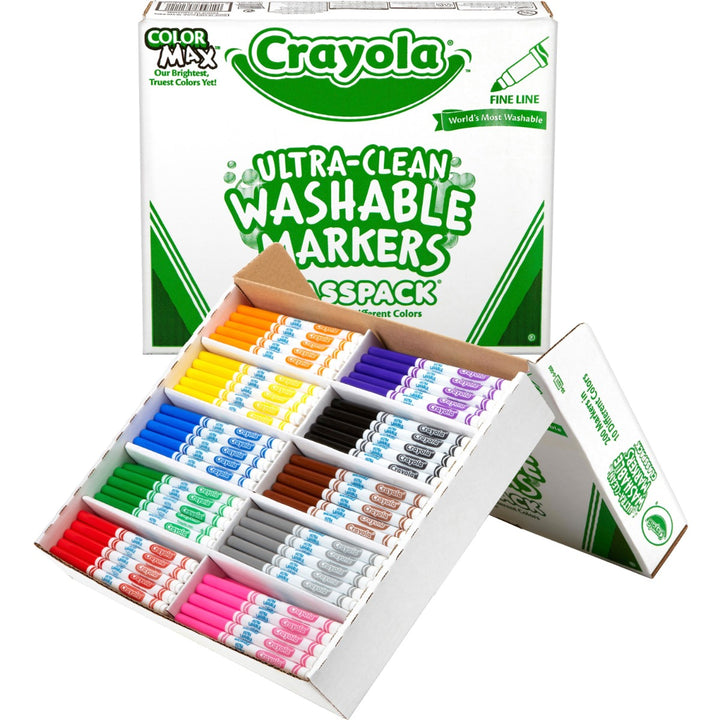Crayola Fine Line Markers Classpack - 200/Box