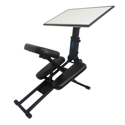 Victor The Edge Desk Ergonomic Adjustable Kneeling Desk - D-1060