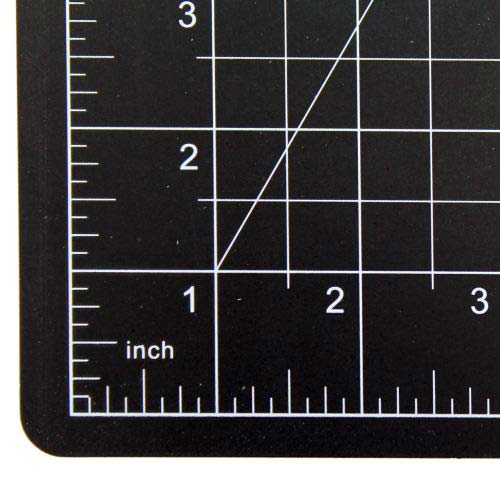 Dahle 12" x 18" Vantage Black Self-Healing Cutting Mat - 10671