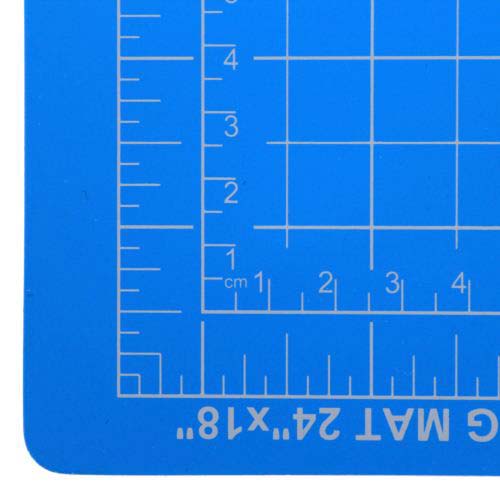 Dahle 18" x 24" Vantage Blue Self-Healing Cutting Mat - 10692