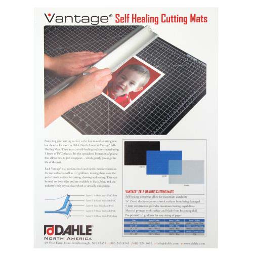 Dahle 24" x 36" Vantage Black Self-Healing Cutting Mat - 10673