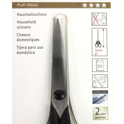 Dahle 6 Inches Professional Paper Scissors - Model 50046