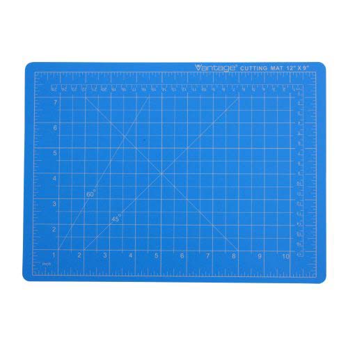 Dahle 9" x 12" Vantage Blue Self-Healing Cutting Mat - 10690