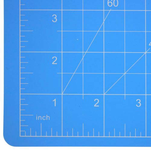 Dahle 9" x 12" Vantage Blue Self-Healing Cutting Mat - 10690