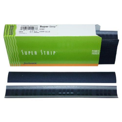 Dark Blue 8.5" Narrow Powis Parker Fastback Super Strips - N010