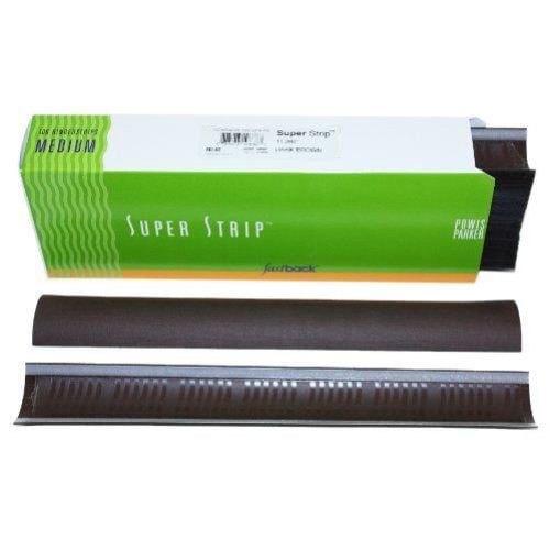 Dark Brown 11" Medium Powis Parker Fastback Super Strips (400/Case) - 56MFBBROWN