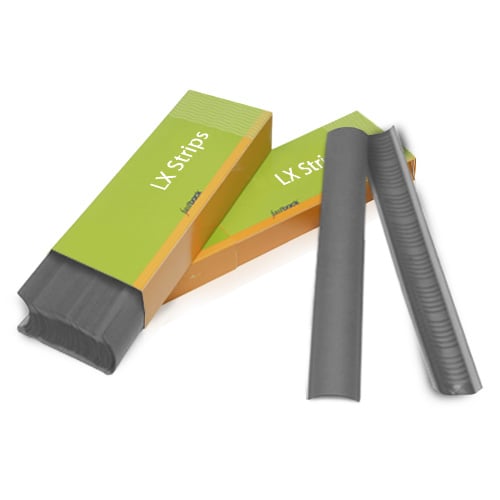 Dark Gray 11" Medium Powis Parker Fastback LX Strips (400/Case) - 56LXMDRGRA