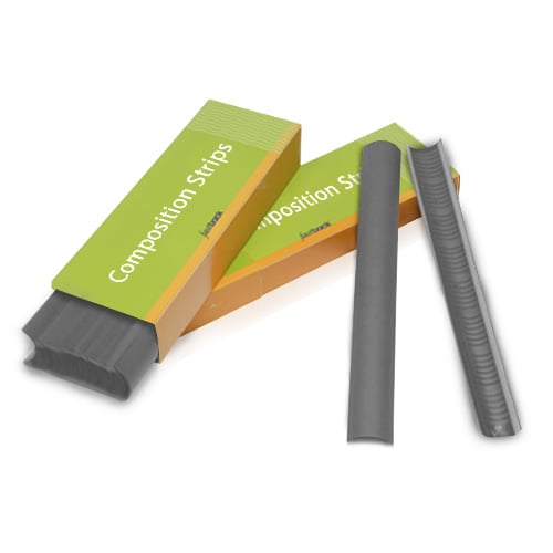 Dark Gray 8.5" Medium Powis Parker Fastback Comp Strips - MA002