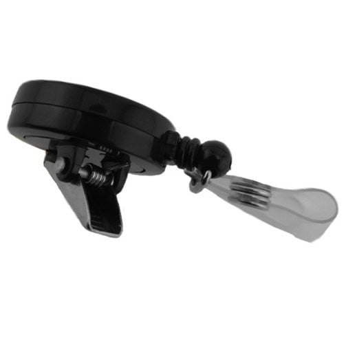 Dark Gray Round Badge Reel with Strap and Swivel Clip - 25pk