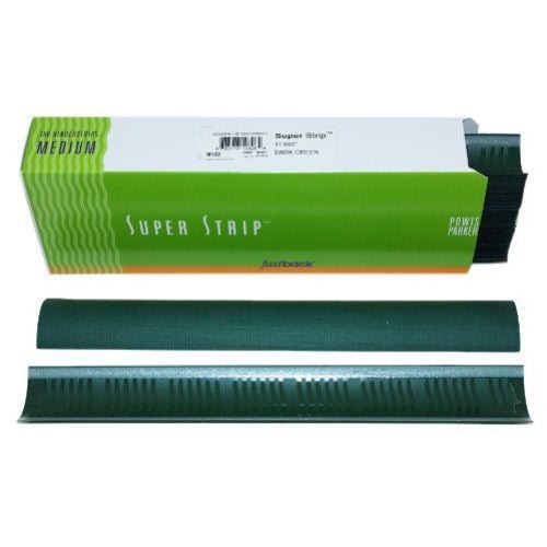 Dark Green 11" Medium Powis Parker Fastback Super Strips (400/Case) - 56MFBDKGRN