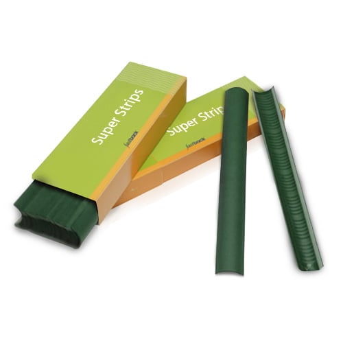 Dark Green 11" Narrow Powis Parker Fastback Super Strips - N122