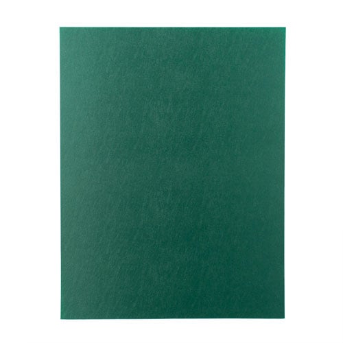 16mil Green Leather Grain Poly Covers