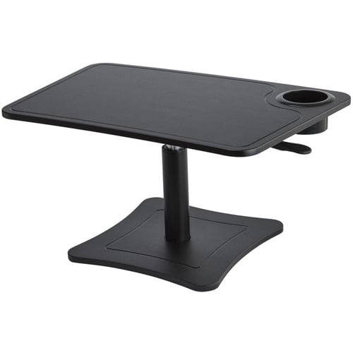 Victor High Rise Height Adjustable Laptop Stand with Storage Cup (Black)- DC240B