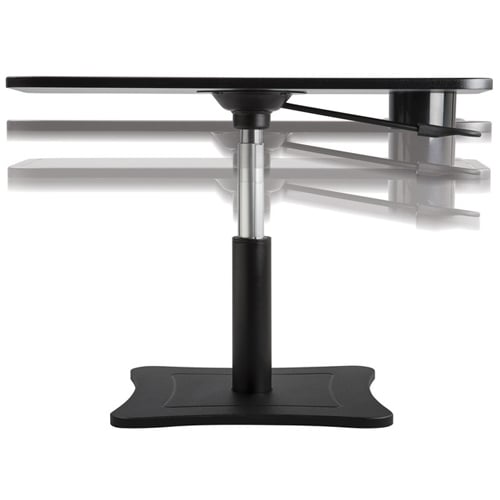 Victor High Rise Height Adjustable Laptop Stand with Storage Cup (Black)- DC240B