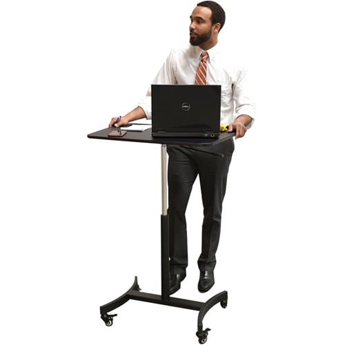 Victor High Rise Mobile Adjustable Standing Desk - DC500