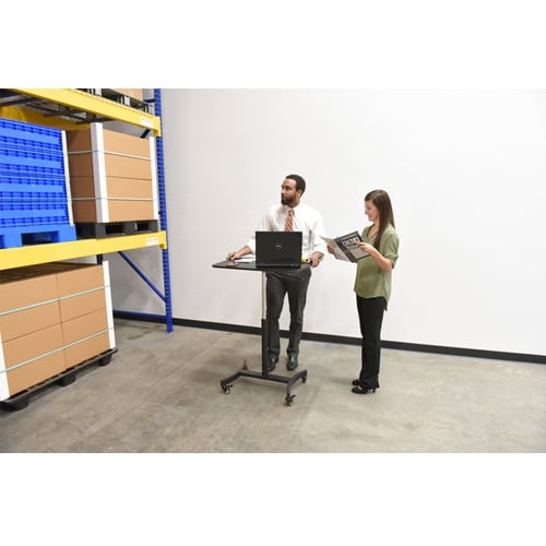 Victor High Rise Mobile Adjustable Standing Desk - DC500