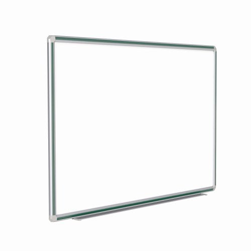 DecoAurora 4'x6' Magnetic Markerboard - Hunter Green Trim