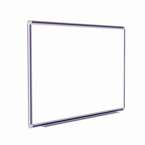 DecoAurora 4'x6' Magnetic Markerboard - Purple Trim