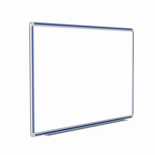 DecoAurora 4'x6' Magnetic Markerboard - Royal Blue Trim