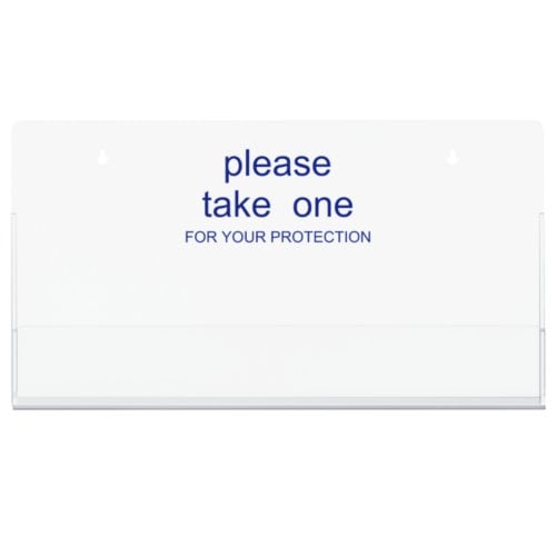 Deflecto Clear Acrylic Sanitizer Station