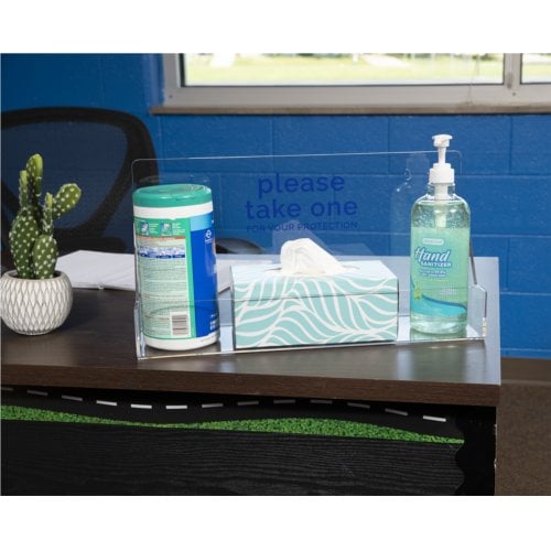 Deflecto Clear Acrylic Sanitizer Station