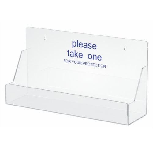 Deflecto Clear Acrylic Sanitizer Station