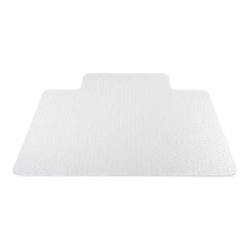 36" x 48" Deflecto® Antimicrobial SuperMat Chair Mat for Low Pile Carpet Lipped Shape With Straight Edges