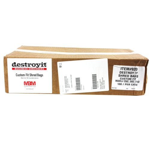 Destroyit 920 Bags 2502 2503 2602 2603 2604 3102 3103 Shredders