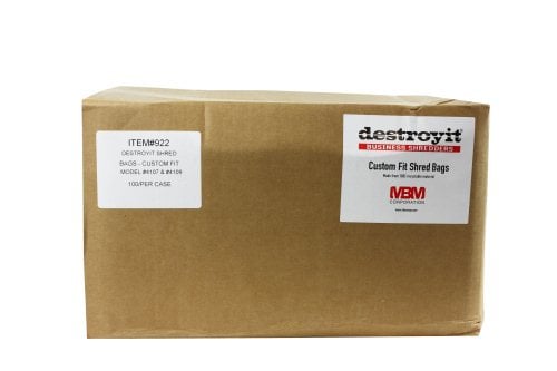 Destroyit 922 Bags for 4107, 4109 Shredders