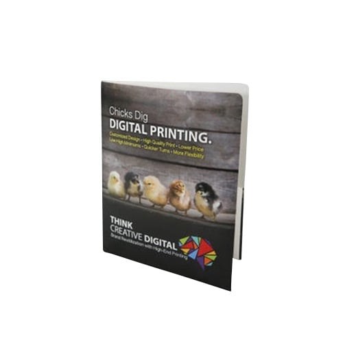 11" x 8.5" Digitally Printed Poly Two-Pocket Folders (15 Gauge)