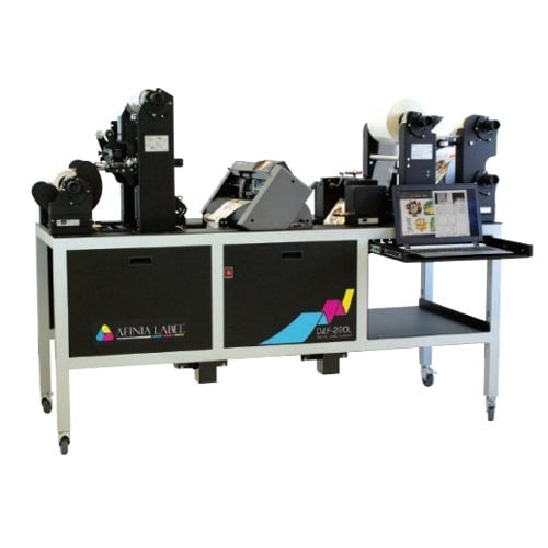Afinia Label DLF-220L all-in-one digital label finisher with cutting and laminating
