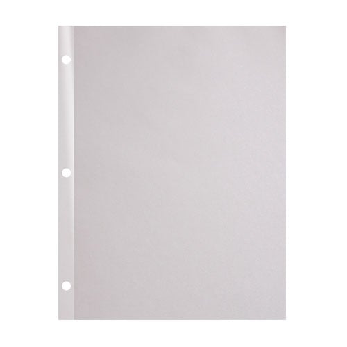 24lb 8.5" x 11" 3-Hole Punched Reinforced Edge Paper - 2500 Sheets