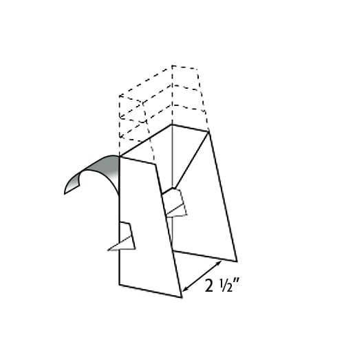 Double Wing Natural 10" Easel - 50 Easels