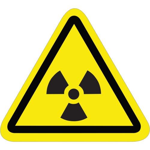 2.25" Triangle Hazard Durable Safety Labels - 25pk