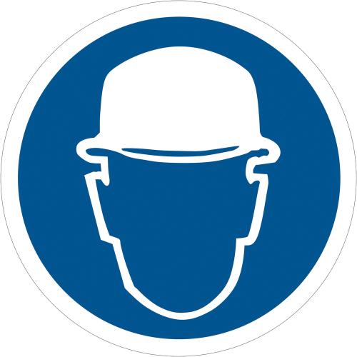 2" Circle Hazard Durable Safety Labels - 25pk
