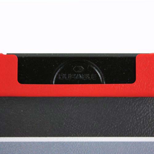 Durable Clear/Red DuraClip Report Cover (30 Sheets) - Clearance Sale