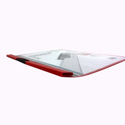 Durable Clear/Red DuraClip Report Cover (30 Sheets) - Clearance Sale