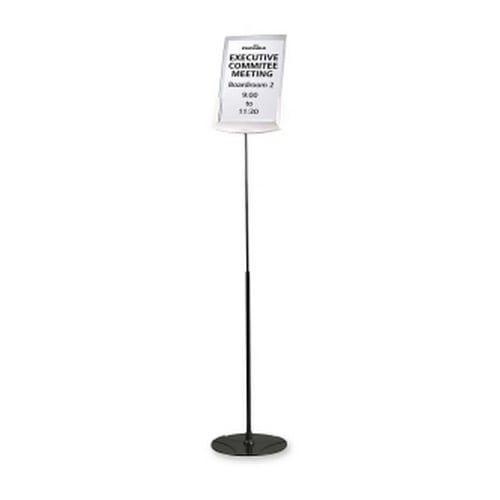 Durable Infobase Floor Sign Stand with Adjustable Telescopic Pole