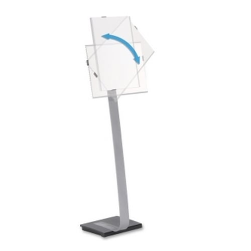 Durable 481523 Info Sign Duo Floor Sign Stand for 11" x 17" Inserts