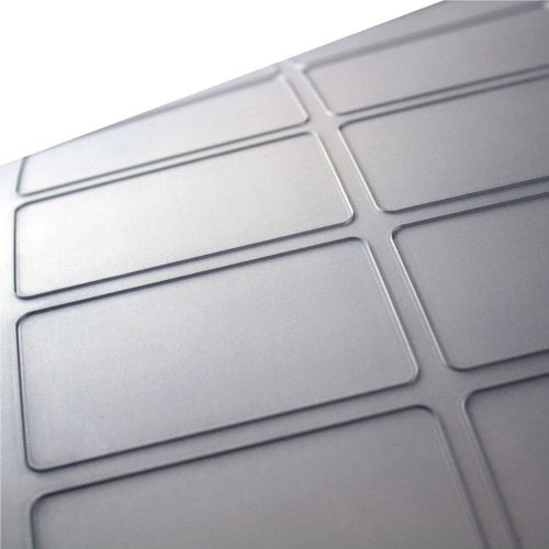 Dyna-Cut Standard Flexible Rotary Die - 3.5" x 2.5" Playing Card Box (13" x 19" Sheet, 4-Up)