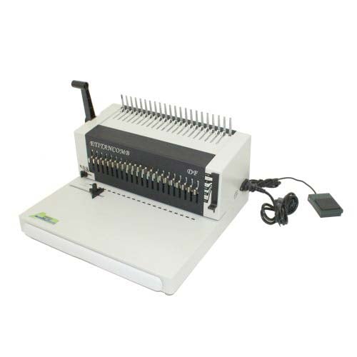 E Titan Comb Heavy Duty Electric Comb Binding Machine