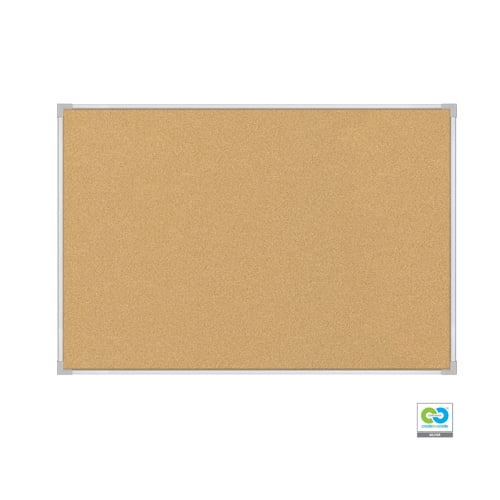 Best-Rite  VT Logic Natural Cork Eco-Friendly Bulletin Board with Ultra Trim