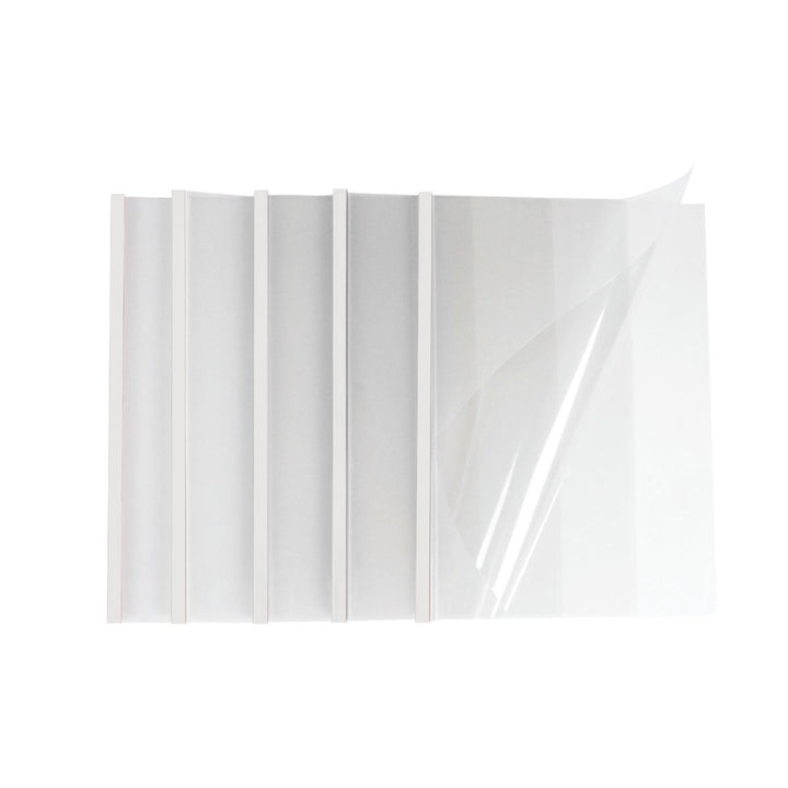 Masterbind Clear EASY Covers with White Channel