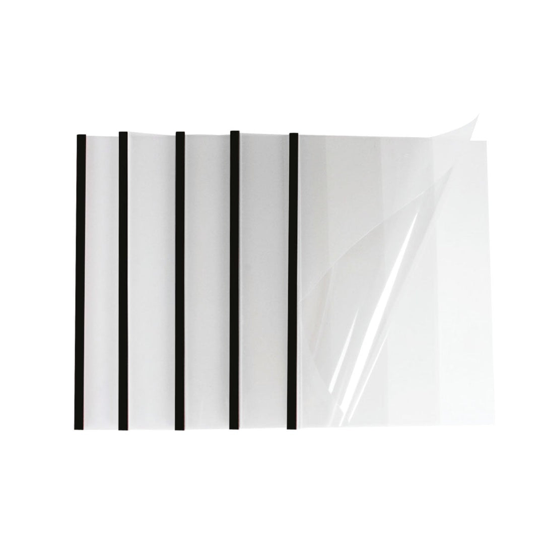Masterbind Clear EASY Covers with White Channel