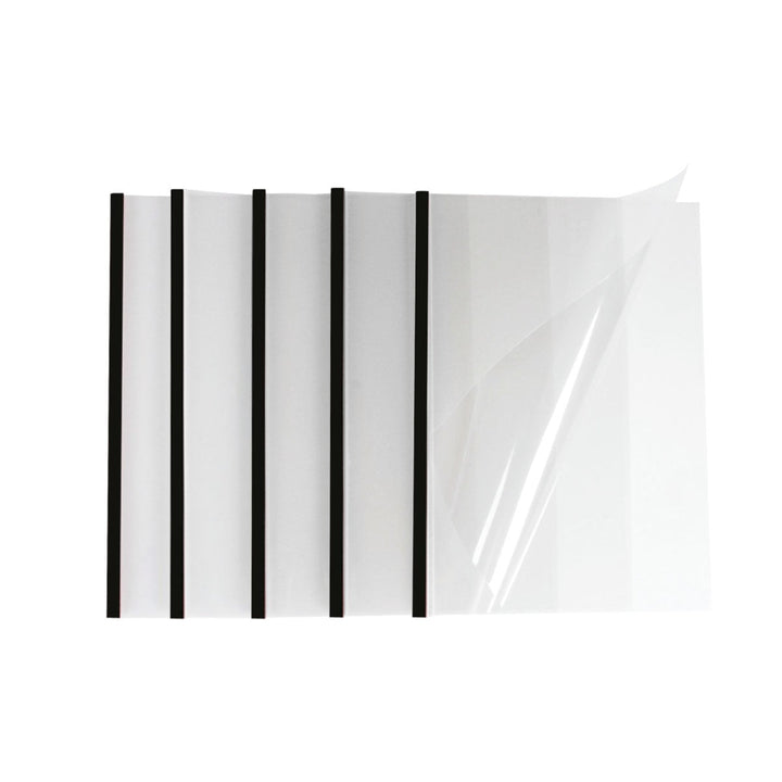 Masterbind Clear EASY Covers with Black Channel