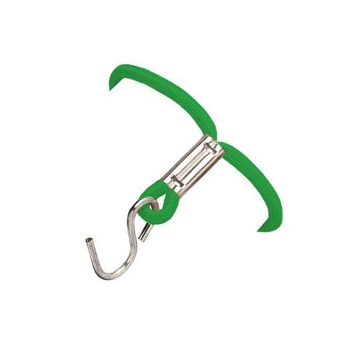 Green Elastic Wristband with Expandable S-Hook - 300pk