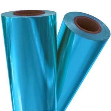 Electric Blue Metallic Laminating / Toner Fusing Foil