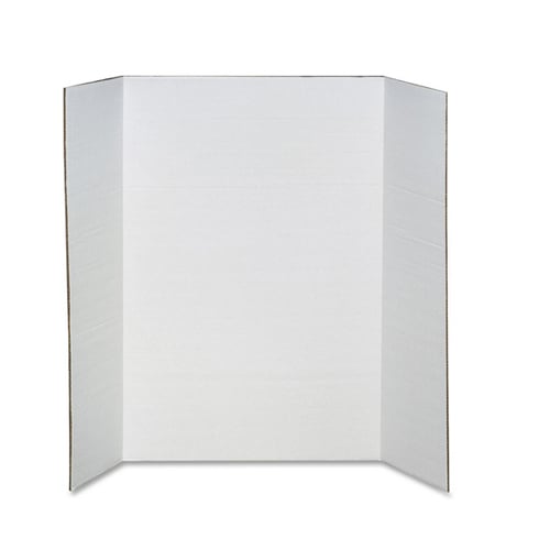Elmer's 48" x 36" White Corrugated Project Display Board (2 Ply)